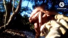 Muscular Lifeguard Found in Dunes Turns Submissive for Deep Amateur Anal Outdoor on Beach