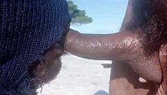 Muscular Lifeguard Found in Dunes Turns Submissive for Deep Amateur Anal Outdoor on Beach