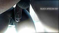 subtle hints of see through clothes and armpit teasing lead to hairy brazilian girlfriend stripping, fingering with her submissive black lover in dorm room