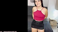 I can't believe this is my first time taking a monster cock in my thick perfect Colombian ass during interracial casting