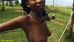 Raw fisting for saggy tit african fetish teen in extreme backseat action!