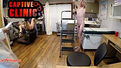 Naked teen patient Nova Maverick bound for gyno exam in Florida hospital with backstage bloopers and accidents