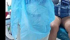 My dentist appointment ends with his huge cock deep in my mouth