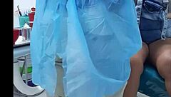 My dentist appointment ends with his huge cock deep in my mouth