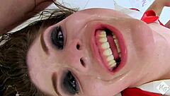 Oh damn, slutty nurse lucia love dives into wild mmf threesome with double penetration!