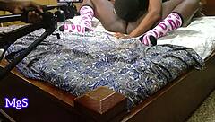 Amateur Slave Gets Shaved Pussy Licked In Bdsm Bedroom Scene Behind The Scenes