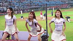 Sexy baseball cheerleaders dancing with perfect bodies! 💃🔥😍