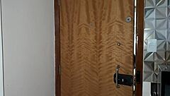 hey, check this out, wife turns hubby into cuckold by swallowing cum from friend's huge cock in wet interracial creampie