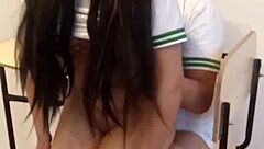 my schoolgirl girlfriend said okay to filming our sex but only if i don't show anyone, watch before she makes me delete it, pounding in classroom