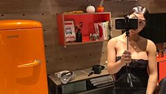 Transsexual Strokes Monster Cock In Detailed Solo Masturbation Part 2