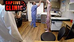 Naked teen patient Nova Maverick bound for gyno exam in Florida hospital with backstage bloopers and accidents