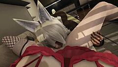 Hilda And Ghislaine Star In Futa Lesbian Action With Cumshot