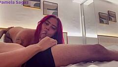 ever wondered how novinho makes pamela sagaz's pussy drip with big natural tits bouncing?