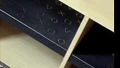 Muscular passive guy gives bareback ass to hung black dude