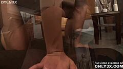 kitty bella gets boobs slapped while fingering and deepthroating