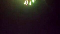 mzansi teen 18+ jerks off solo homemade but pauses last minute for new year celebration