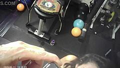 Behind the scenes porn shoot with glasses cam footage of bj and sex