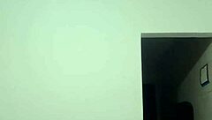 Suggestive chubby Latina prostitute dances sexy, strips naked, and thrusts her fat ass in POV