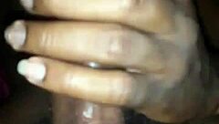 mzansi teen 18+ jerks off solo homemade but pauses last minute for new year celebration