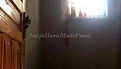 join me in the shower for jerk off instructions with black amateur solo fingering big natural tits and wet pussy lips