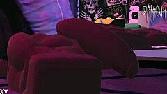 Dami Dancing Wildly In The Night Club! Jerking Off To Monster Big Black Cock Masturbation Fantasy!