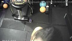 Behind the scenes porn shoot with glasses cam footage of bj and sex