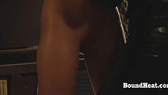 why not gag and tie up this lesbian slave while i whip her as dominant madame?