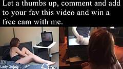 French Webcam Voyeur Flashing Nude for Jerk Off Instructions