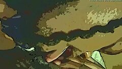 Dildo and Tongue Team Up on Wet Ebony Pussy for Intense Cum Action