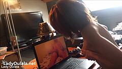 French Webcam Voyeur Flashing Nude for Jerk Off Instructions