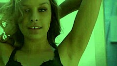 Carmen caliente kept on her stockings and heels while getting a facial cumshot after sex