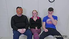 whoa this peculiar sweetie ends up in wild asylum for extreme anal therapy