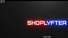 hot chick with big tits caught stealing hints at creampie payoff for pervy guard