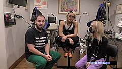 dr tampa takes asian nurse channy crossfire with toys and vibrator in hospital