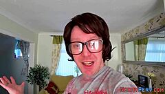 Big Tit European Slut Swallows Nerd's Cock in First-Time Tricked Amateur High Definition Encounter