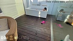 Skinny Latina Babe Sucks Cock To Keep Secret