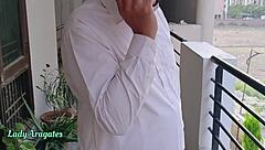 house owner seduces tenant for hardcore fucking blowjob anal and creampie orgasm