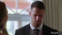 blonde kendra sunderland and milf brandi love share cock in ffm threesome