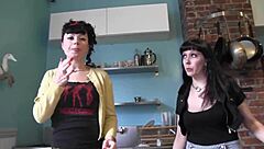 Why do these two milf lovers with firm breasts dive into wet pussy licking and anal toy play