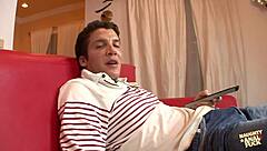 Massive tool stretches pink wet pussy. Then it creampies super nasty asshole roughly.