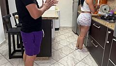 Cheating On My Stepmom With Sexy Shorts And Big Ass
