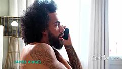 Bad ass masseuse rides client in pickup back and departs