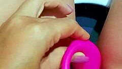 Pretty Girl Fingering Pink Pussy In The Office Bathroom