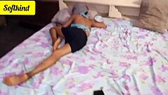 The beautiful latina amateur gets her swollen pussy fucked roughly by monster cock for creampie.