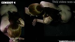 Gloryhole Secrets Unfold As She Swallows Eight Loads Of Cum With Tongue Action And Fucking Leading To Cum On Face