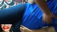 I ride my neighbor's horny wife in cowgirl on our honeymoon, her big ass bouncing as we cum together wet and wild