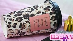 Angel Gostosa shares her fun whipped cream fetish with a friend in playful licking and toy action