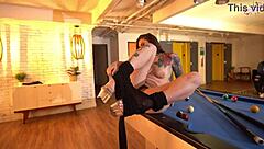 this tall beauty with huge tits licks and worships my tight shaved asshole so sloppily