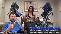 Human Guinea Pig Endures Intense Hitachi Orgasms from Doctor Tampa