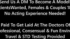 Human Guinea Pig Endures Intense Hitachi Orgasms from Doctor Tampa